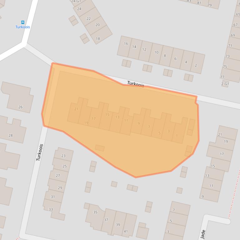 Kaart van postcodegebied 3643AE.