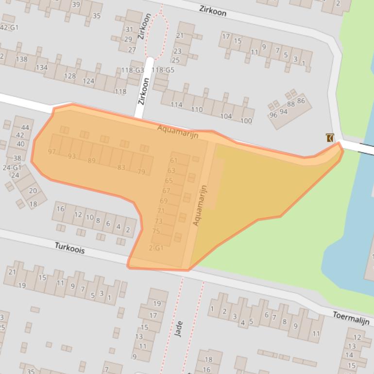 Kaart van postcodegebied 3643AN.