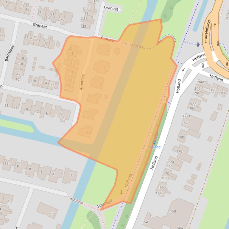 Kaart van postcodegebied 3643AR.