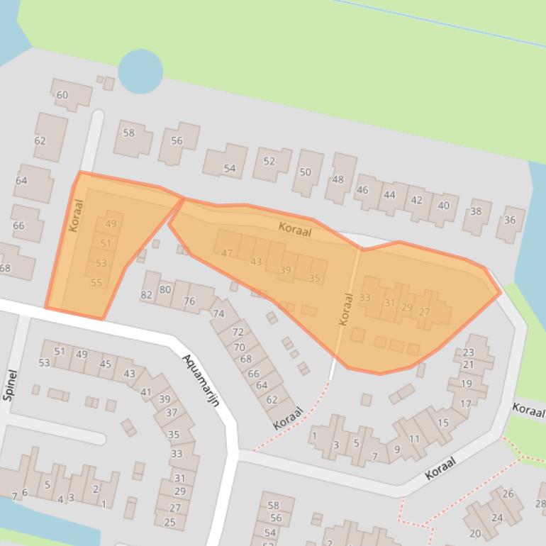 Kaart van postcodegebied 3643BB.