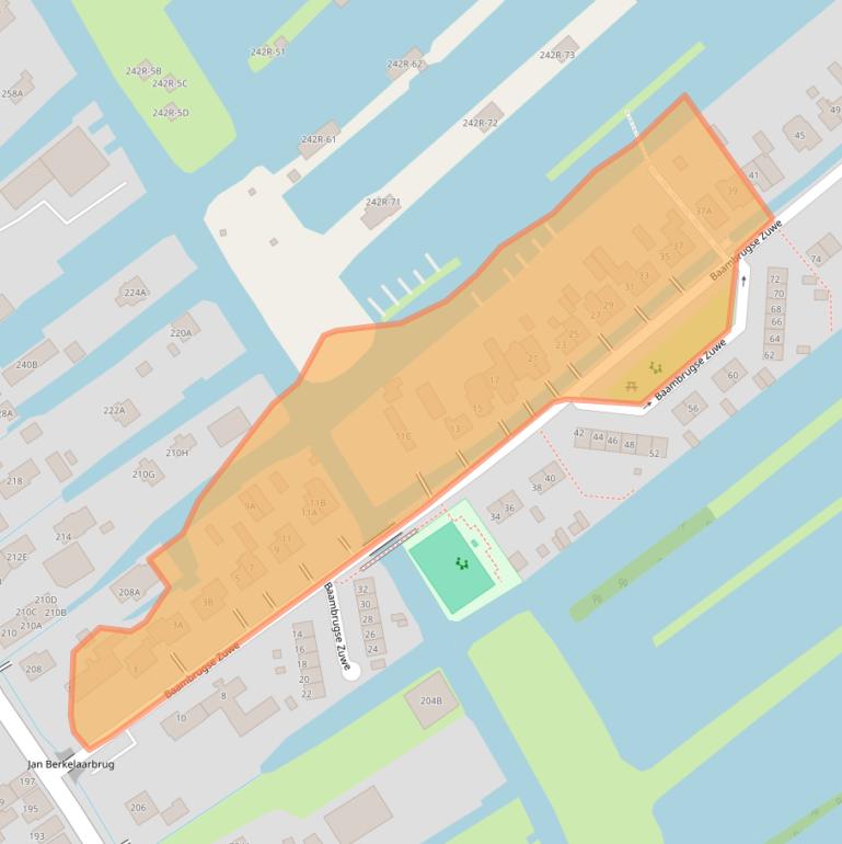 Kaart van postcodegebied 3645AA.