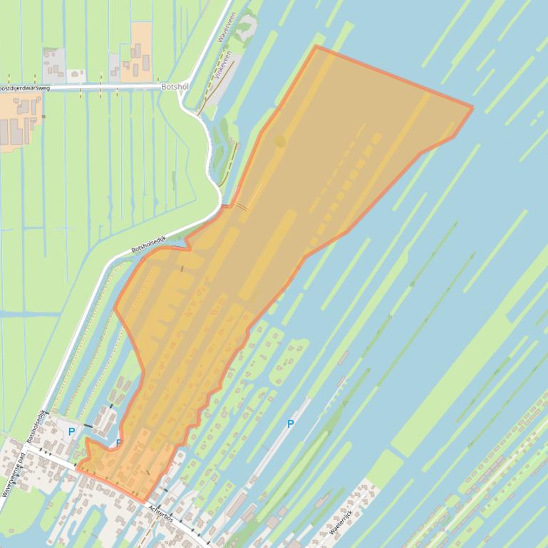 Kaart van postcodegebied 3645CE.