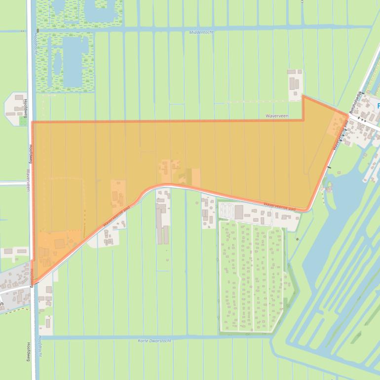 Kaart van postcodegebied 3645CM.