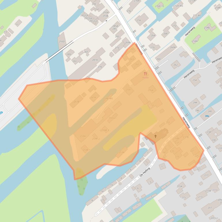 Kaart van postcodegebied 3645DM.