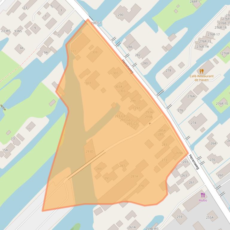 Kaart van postcodegebied 3645DN.