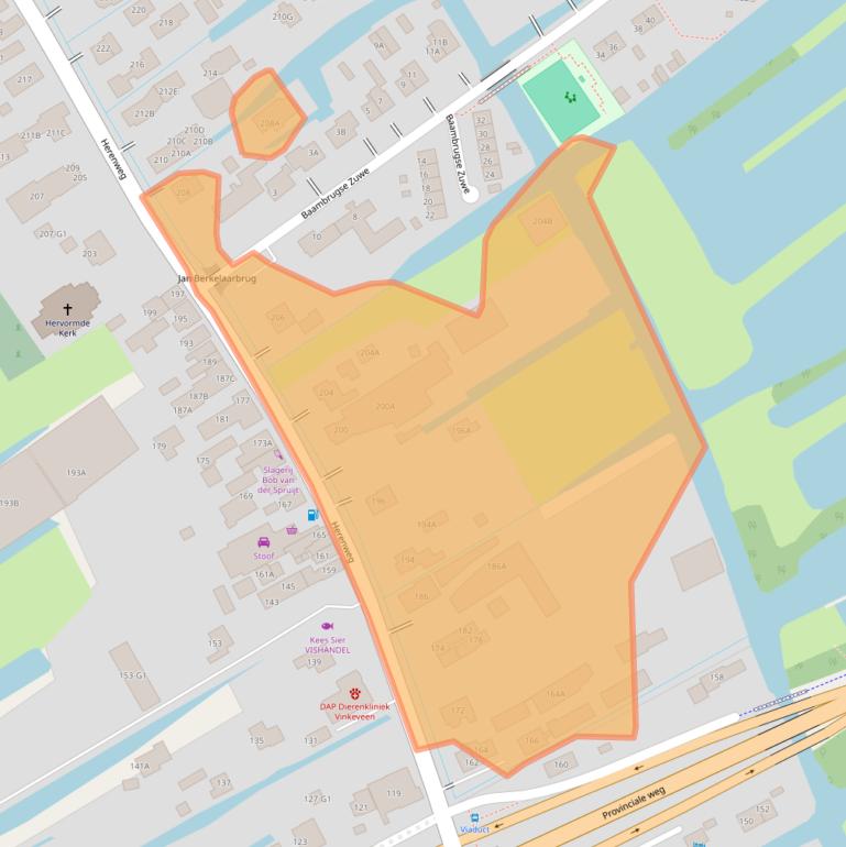 Kaart van postcodegebied 3645DV.