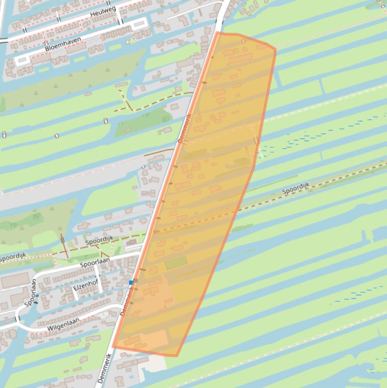 Kaart van postcodegebied 3645EA.