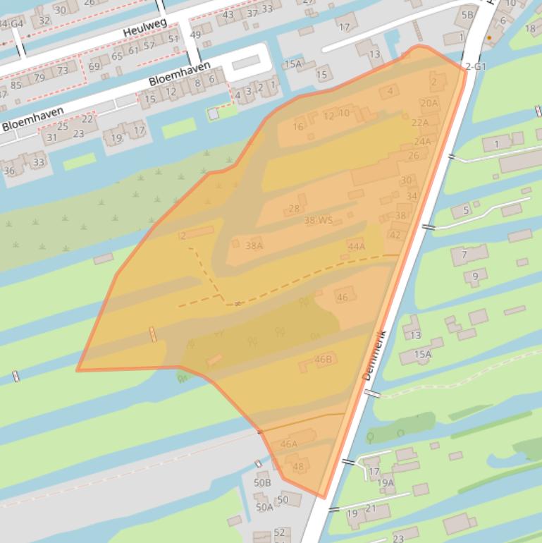 Kaart van postcodegebied 3645EC.