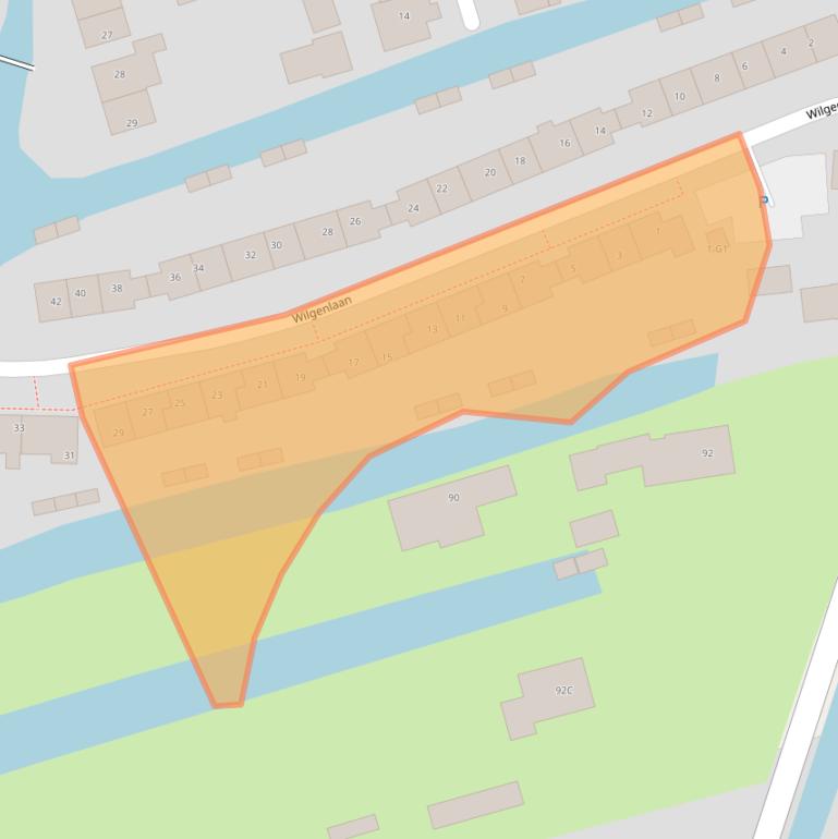 Kaart van postcodegebied 3645EL.