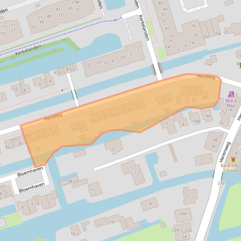 Kaart van postcodegebied 3645HA.