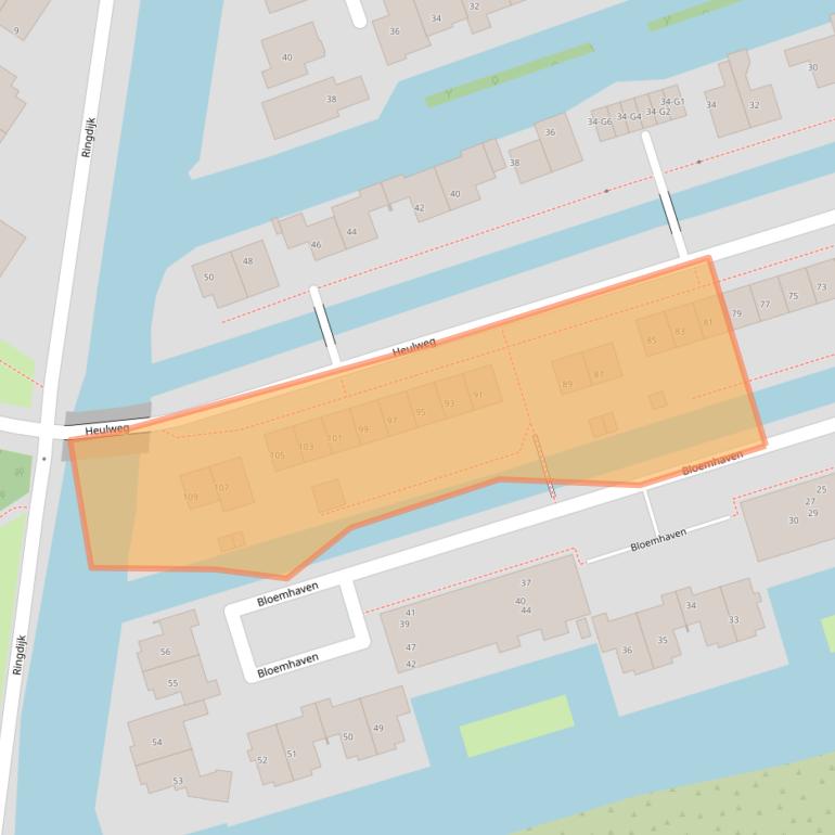 Kaart van postcodegebied 3645HC.