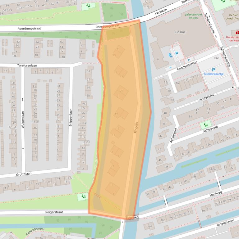 Kaart van postcodegebied 3645HE.