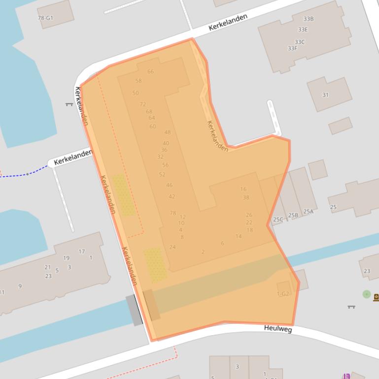 Kaart van postcodegebied 3645HJ.