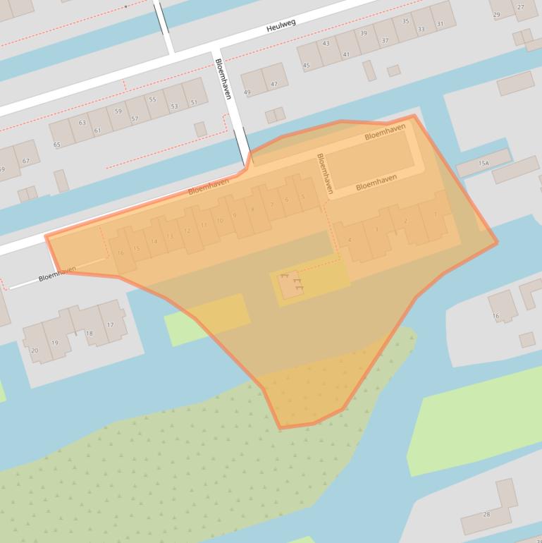 Kaart van postcodegebied 3645HK.