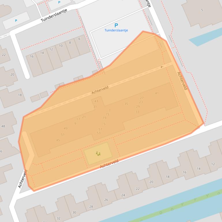 Kaart van postcodegebied 3645HN.