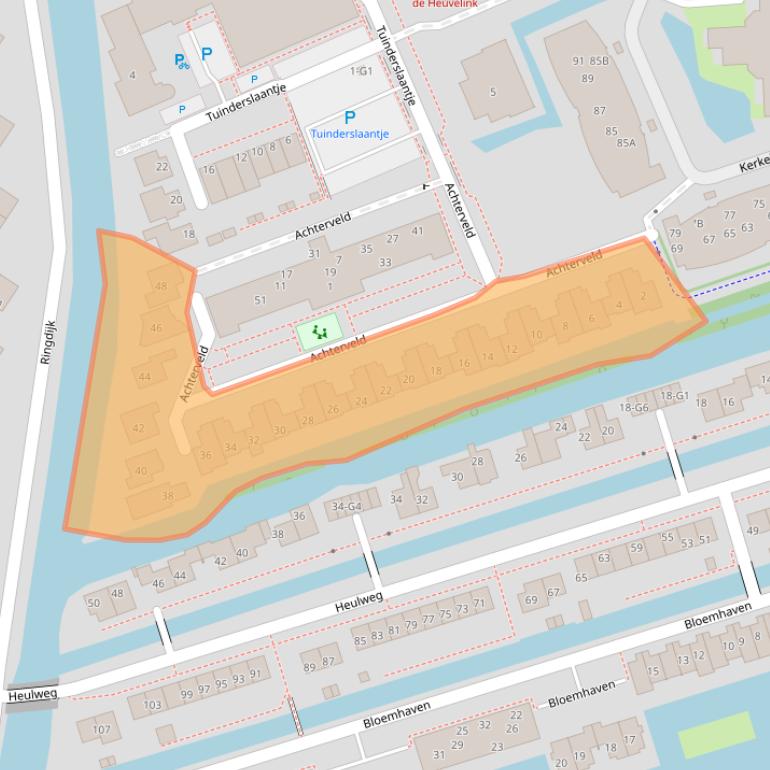 Kaart van postcodegebied 3645HP.