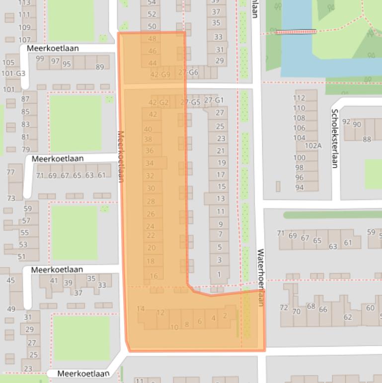 Kaart van postcodegebied 3645JN.
