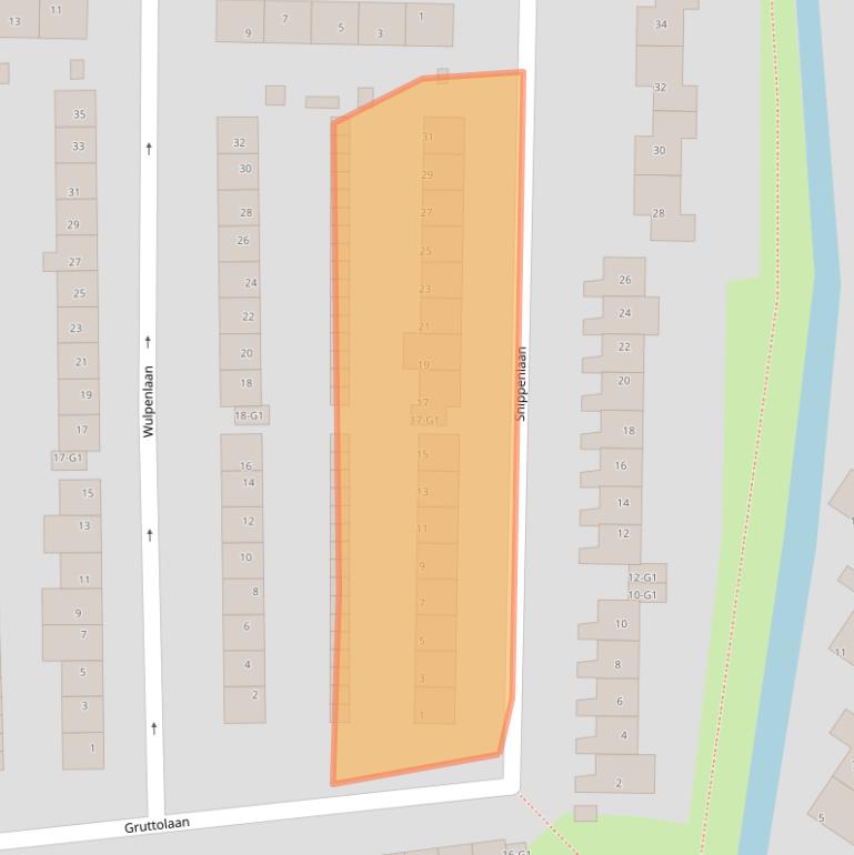 Kaart van postcodegebied 3645KS.