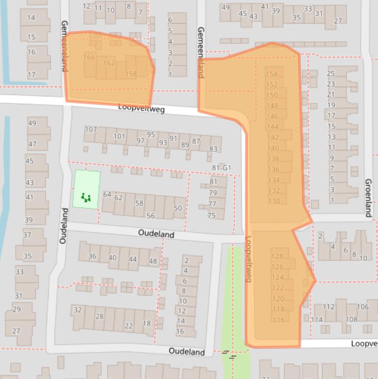 Kaart van postcodegebied 3645LK.