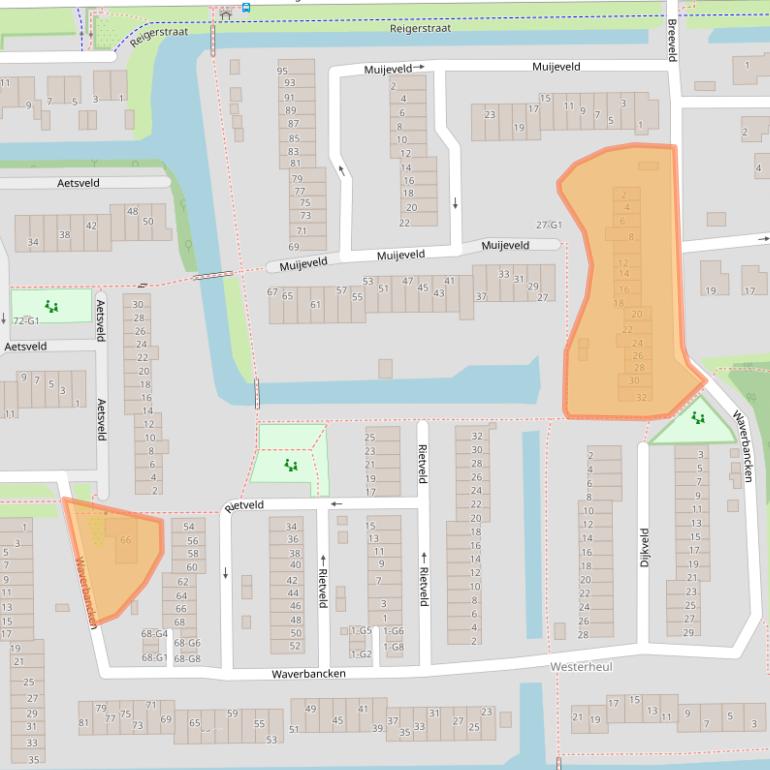 Kaart van postcodegebied 3645VS.