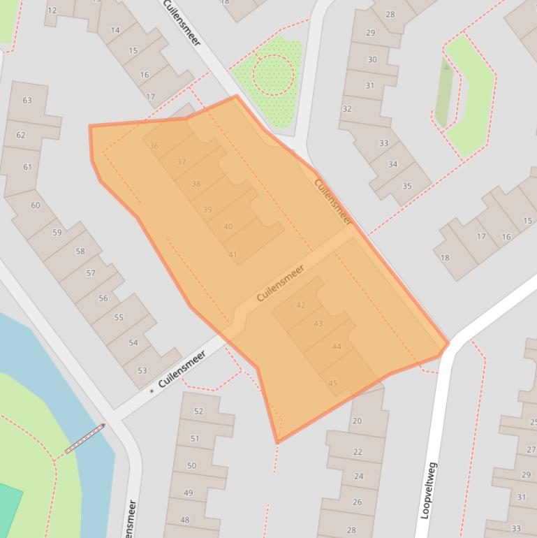 Kaart van postcodegebied 3645WL.