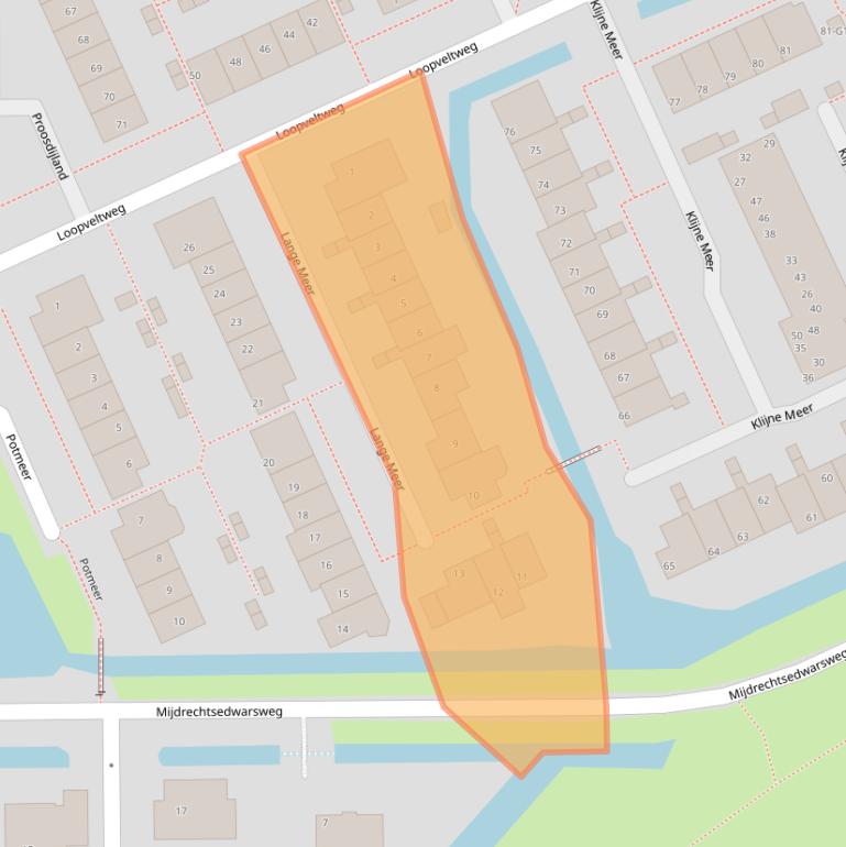 Kaart van postcodegebied 3645WT.