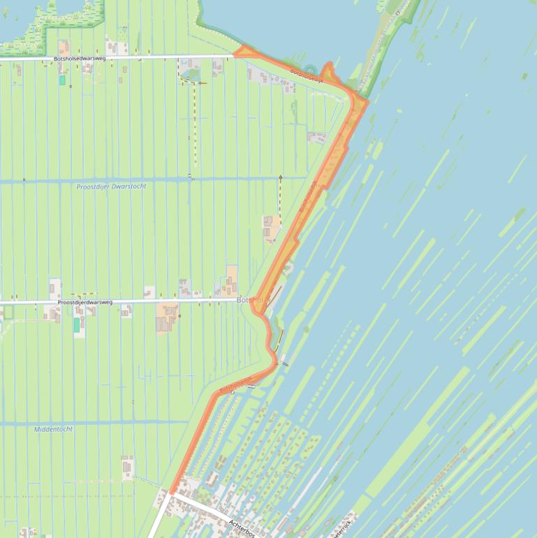 Kaart van postcodegebied 3646AB.