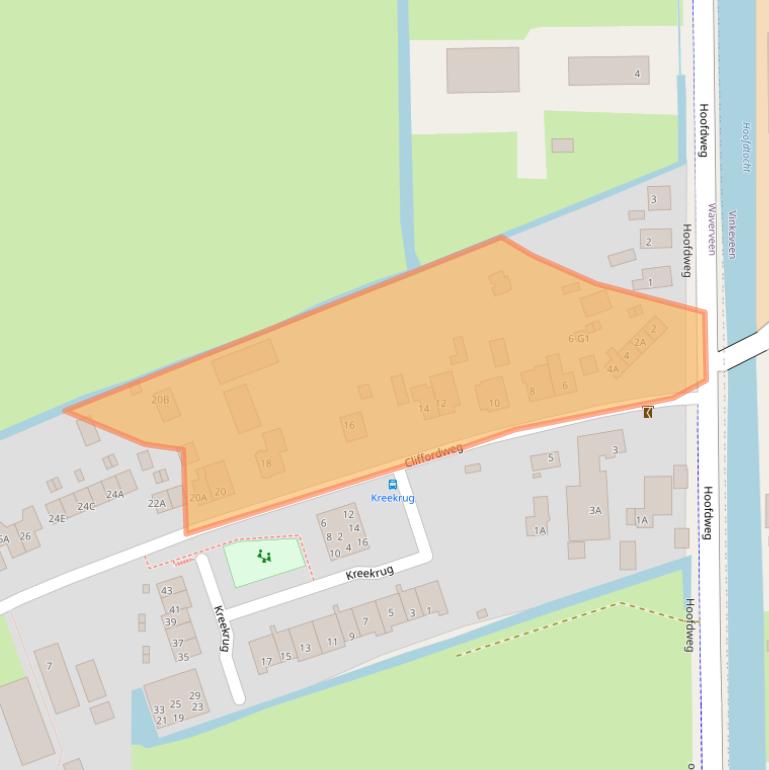 Kaart van postcodegebied 3646AG.