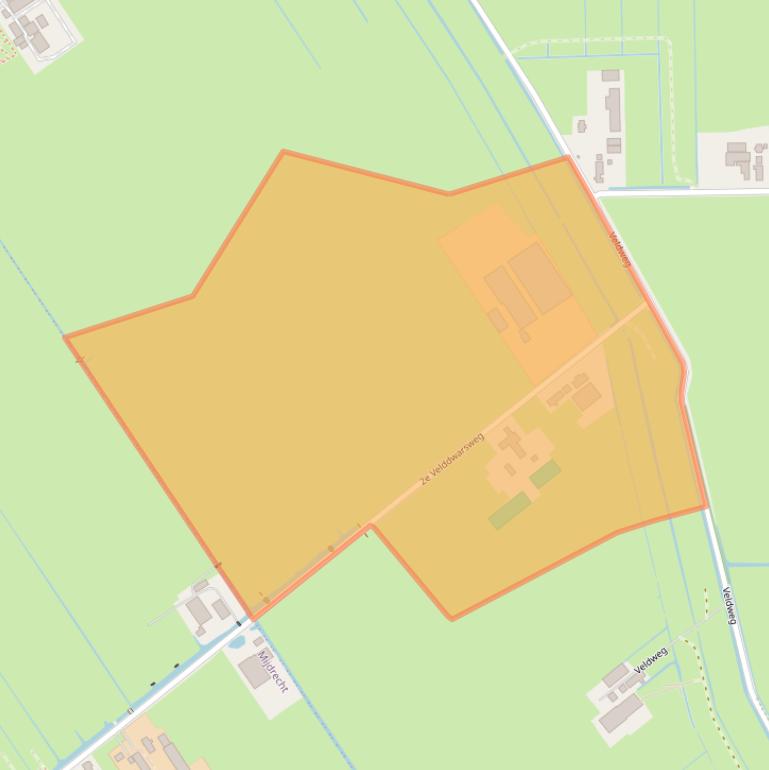 Kaart van postcodegebied 3646AV.