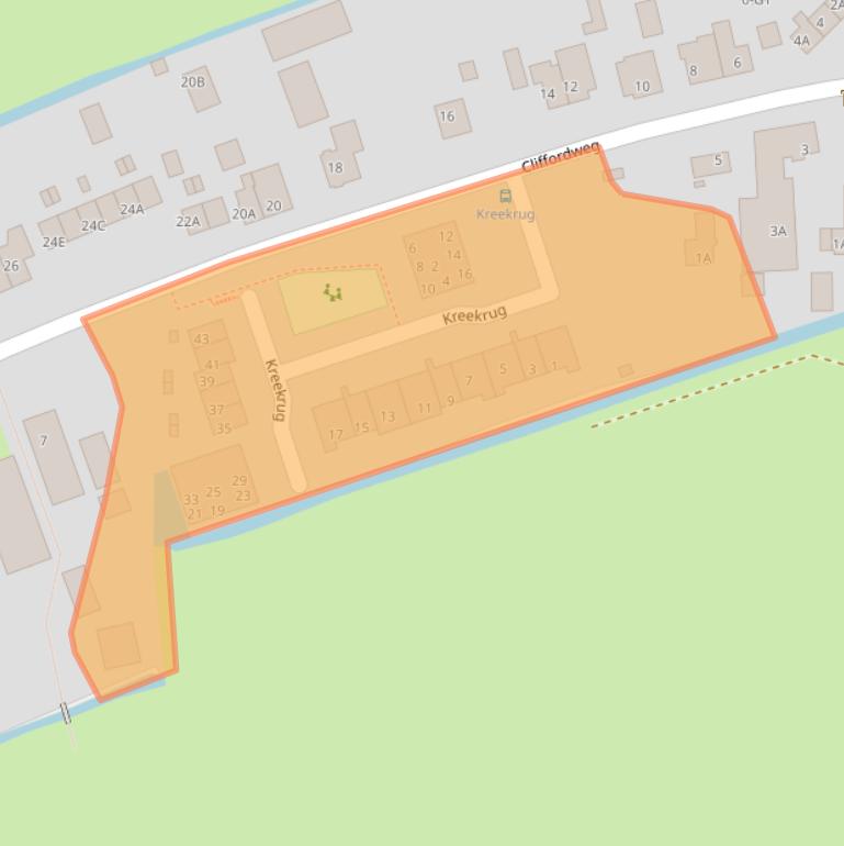 Kaart van postcodegebied 3646AZ.