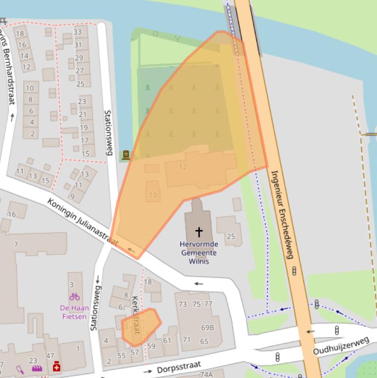 Kaart van postcodegebied 3648AK.