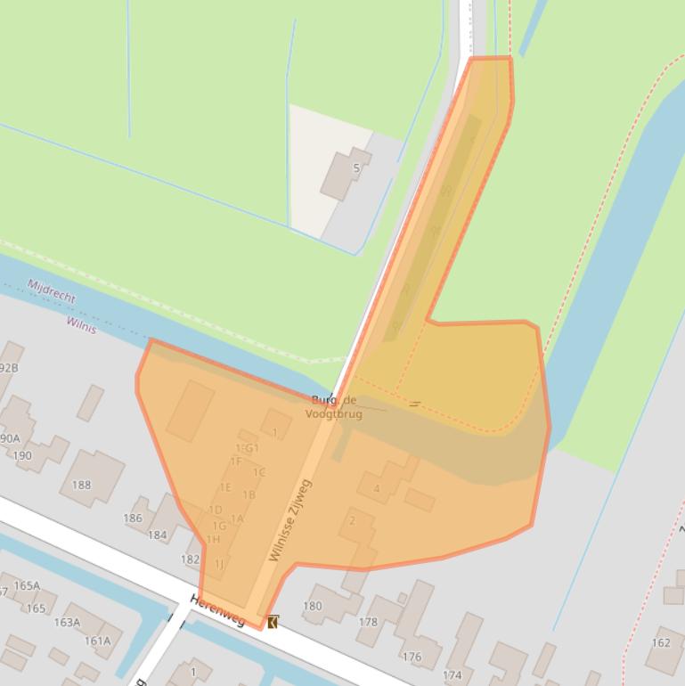 Kaart van postcodegebied 3648BT.