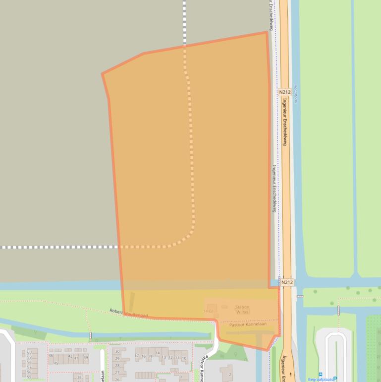 Kaart van postcodegebied 3648BV.