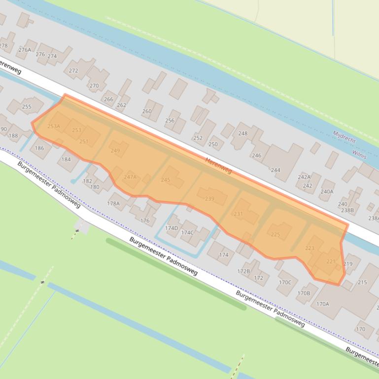 Kaart van postcodegebied 3648CG.