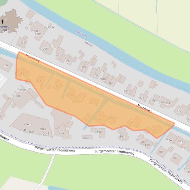 Kaart van postcodegebied 3648CH.