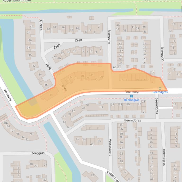 Kaart van postcodegebied 3648HA.