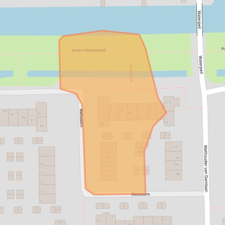 Kaart van postcodegebied 3648HG.