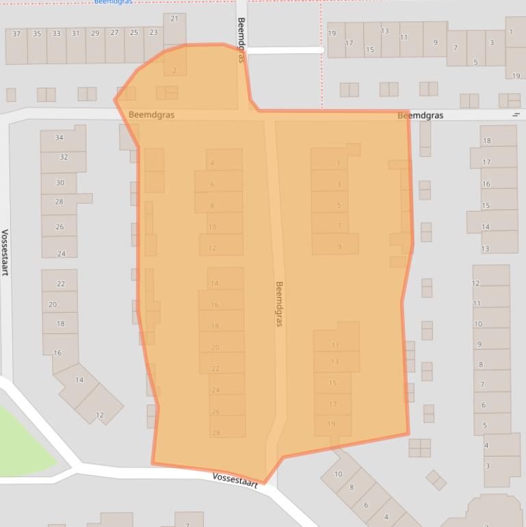 Kaart van postcodegebied 3648HN.