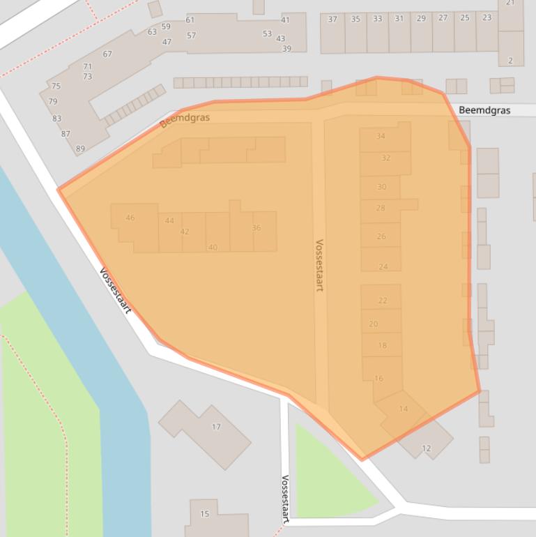 Kaart van postcodegebied 3648HS.