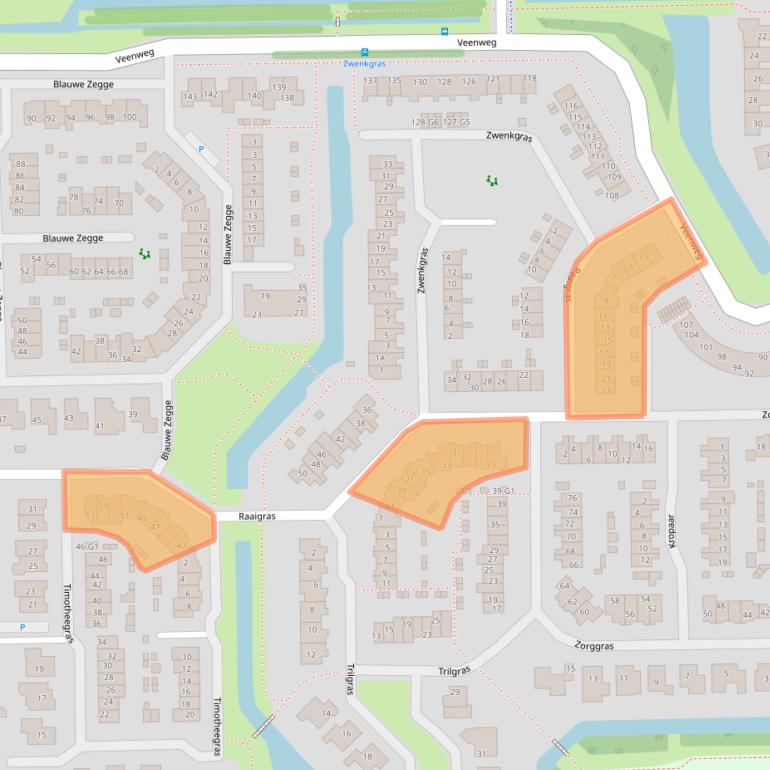 Kaart van postcodegebied 3648JA.