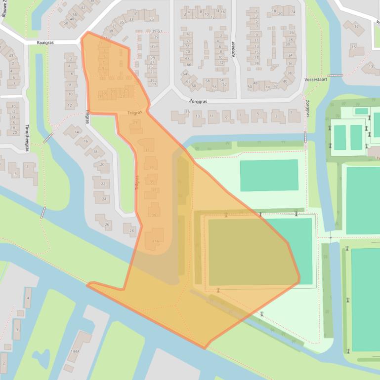Kaart van postcodegebied 3648JC.