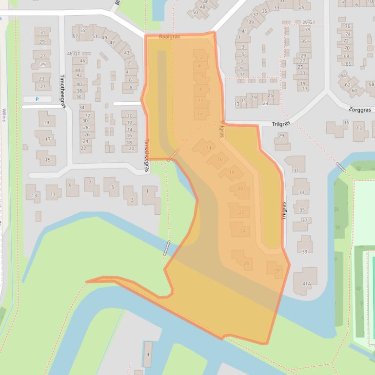 Kaart van postcodegebied 3648JD.