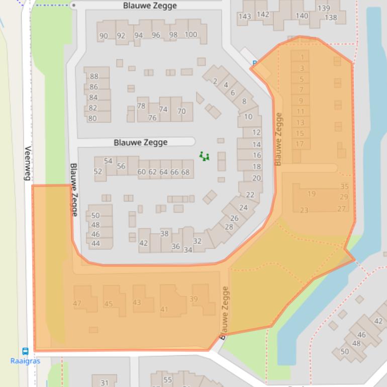 Kaart van postcodegebied 3648JK.