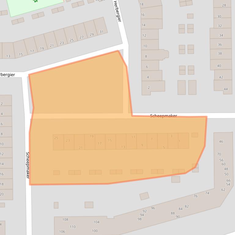 Kaart van postcodegebied 3648KG.