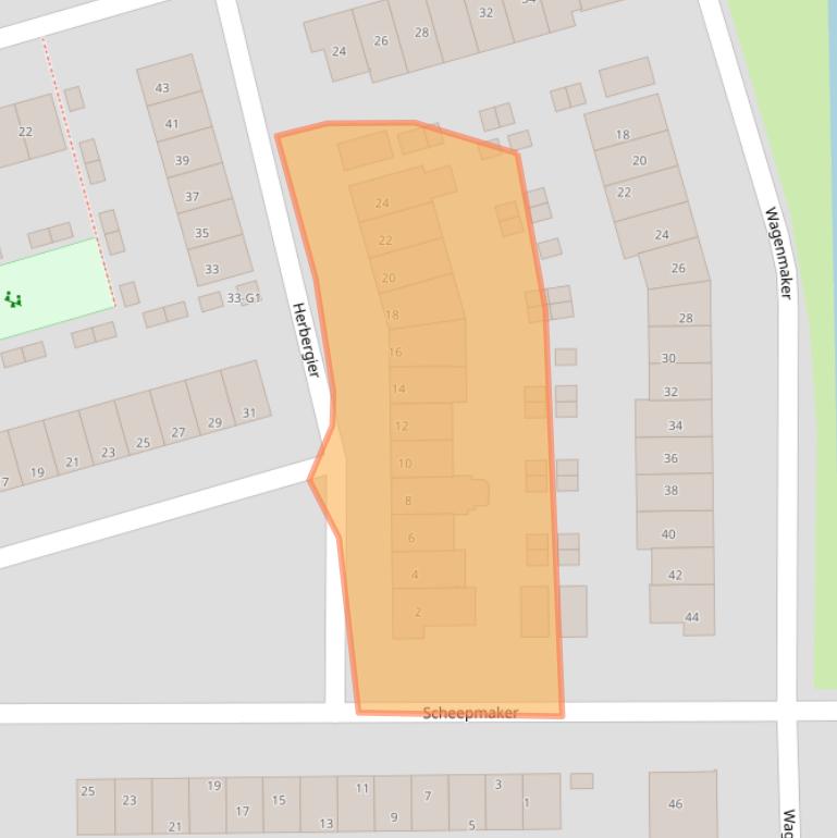 Kaart van postcodegebied 3648KS.