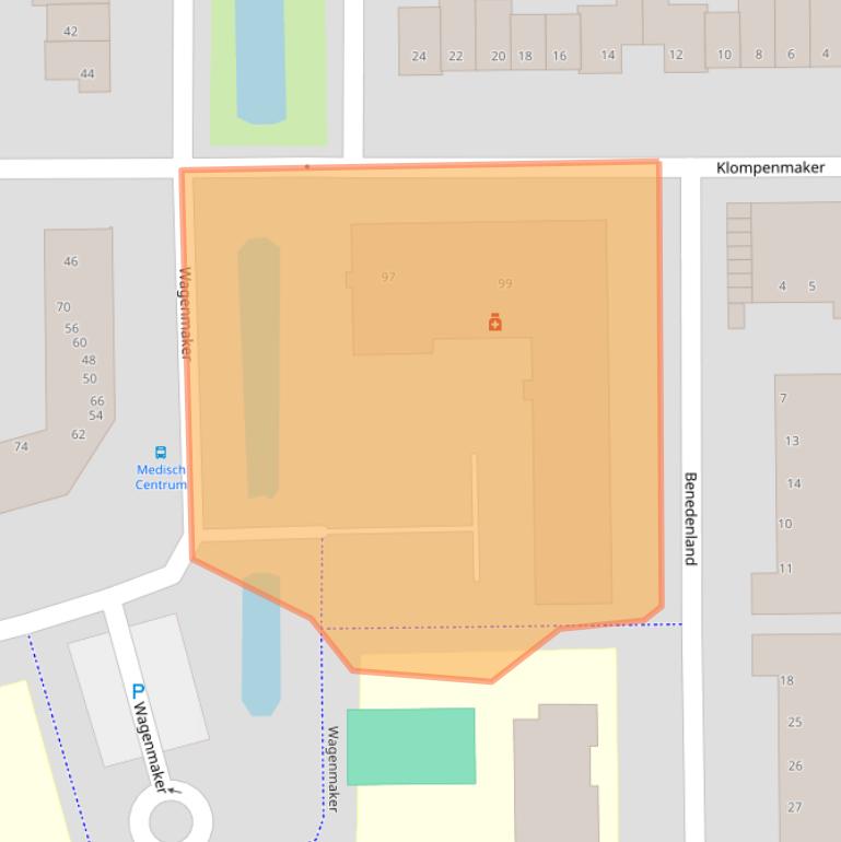 Kaart van postcodegebied 3648KV.