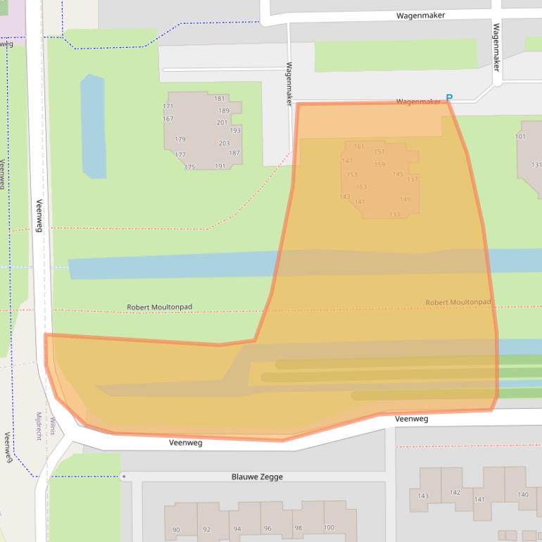 Kaart van postcodegebied 3648KX.