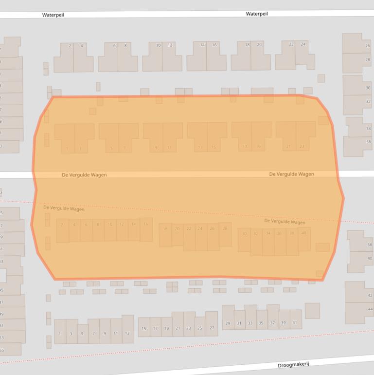 Kaart van postcodegebied 3648LM.