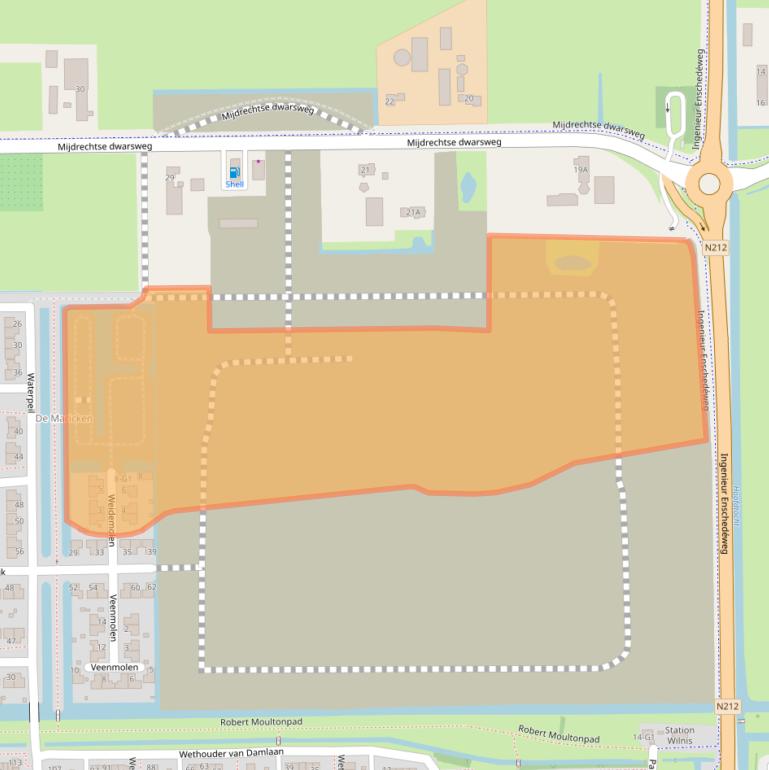 Kaart van postcodegebied 3648LS.