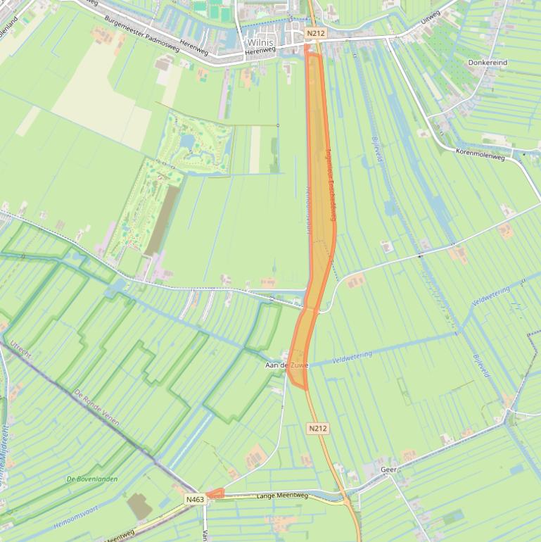 Kaart van postcodegebied 3648NK.